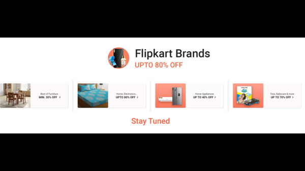 Up To 80% Off On Flipkart Brands