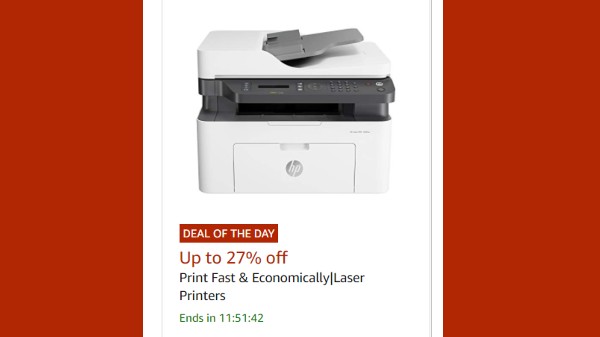 Up to 25% off Printers
