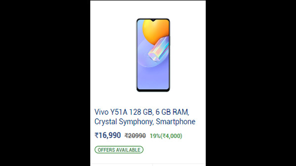 Vivo Y51A 128 GB, 6 GB RAM