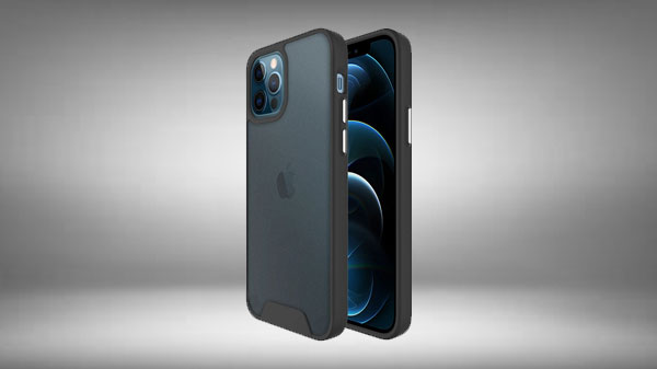 Affix Smoke Case Series PC and Soft TPU Back Cover Case Designed for iPhone 12 Pro Max