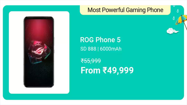 ASUS ROG Phone 5 (Black, 128 GB)  (8 GB RAM)