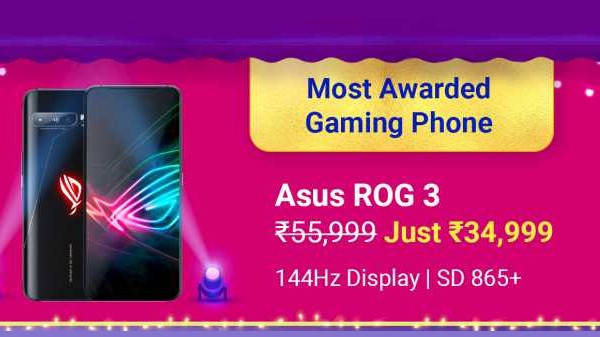 ASUS ROG Phone 3 (Black, 128 GB)  (8 GB RAM)