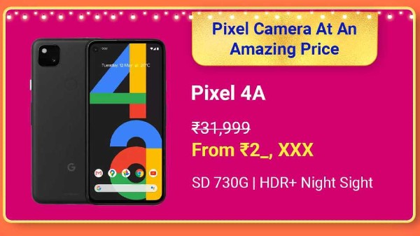 Google Pixel 4a (Just Black, 128 GB)  (6 GB RAM)