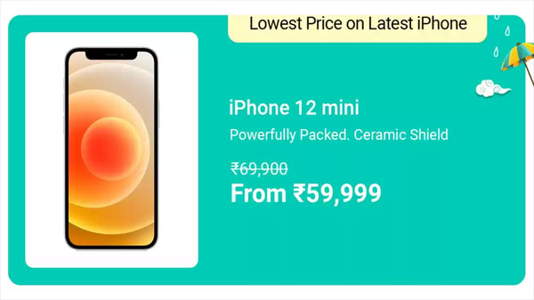 iPhone 12 Mini (Black, 128 GB)
