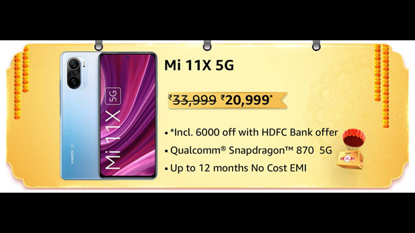 Mi 11X 5G Cosmic Black 6GB RAM 128GB ROM