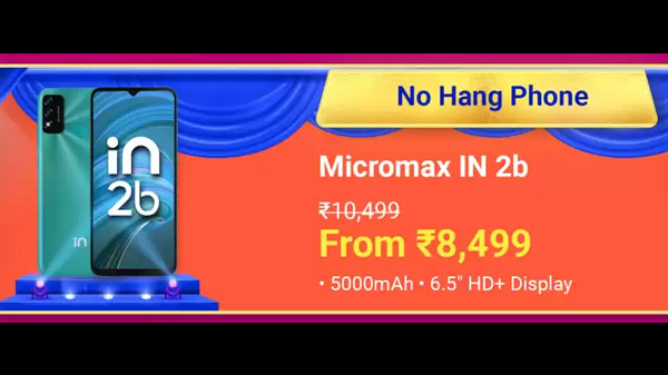 Micromax IN 2B (Black, 64 GB)  (4 GB RAM)