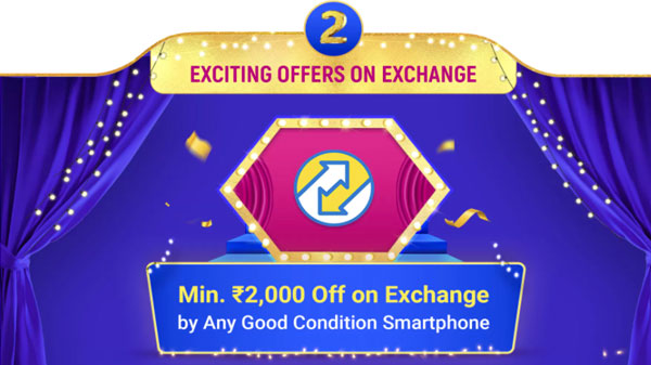 Minimum Rs. 2,000 Exchange On Good Condition Phones