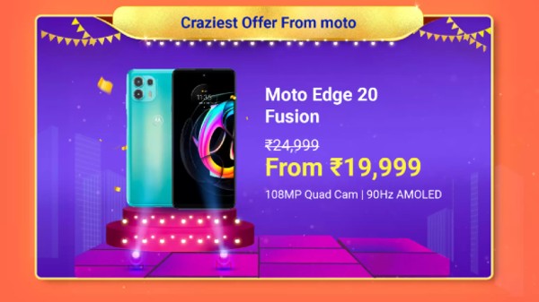 MOTOROLA Edge 20 Fusion (Cyber Teal, 128 GB)  (8 GB RAM)