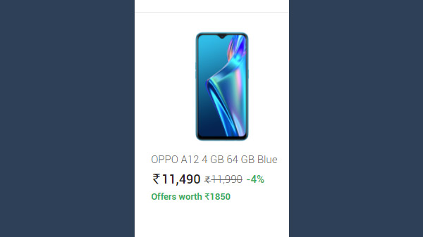 OPPO A12 4 GB 64 GB Blue