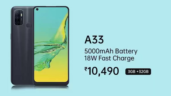 OPPO A33 (Moonlight Black, 32 GB)  (3 GB RAM)