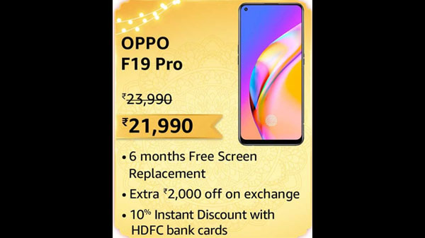 OPPO F19 Pro (Fluid Black, 8GB RAM, 128GB Storage)