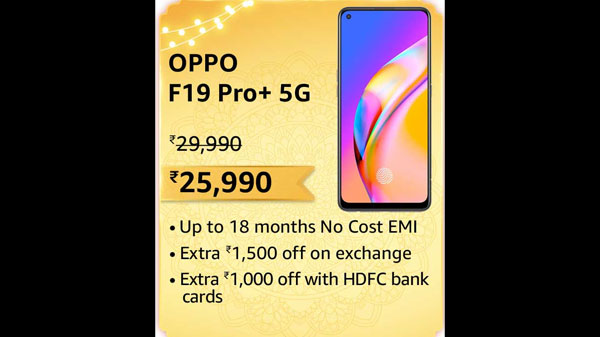 OPPO F19 Pro+ 5G (Fluid Black, 8GB RAM, 128GB Storage)