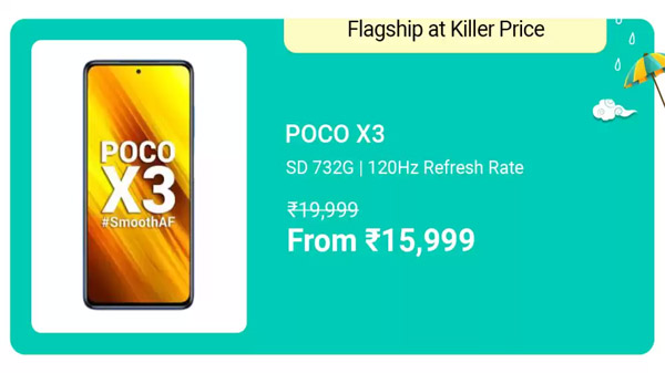 POCO X3 (Cobalt Blue, 128 GB)  (8 GB RAM)