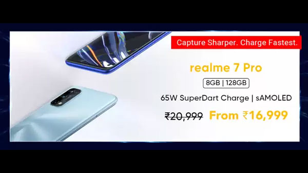 Realme 7 Pro (Mirror Silver, 128 GB)  (8 GB RAM)