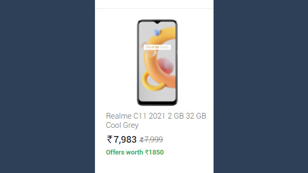 Realme C11 2021 2 GB 32 GB Cool Grey