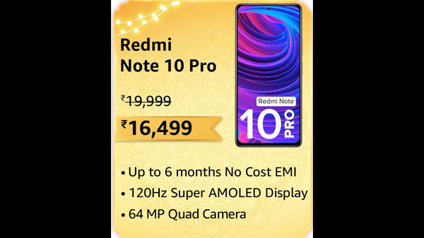Redmi Note 10 Pro (Dark Night, 6GB RAM, 128GB Storage)