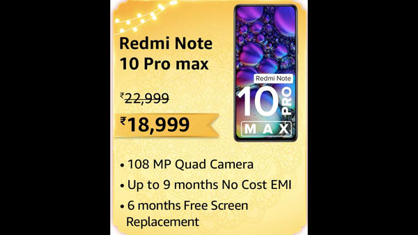 Redmi Note 10 Pro Max (Vintage Bronze, 6GB RAM, 128GB Storage)