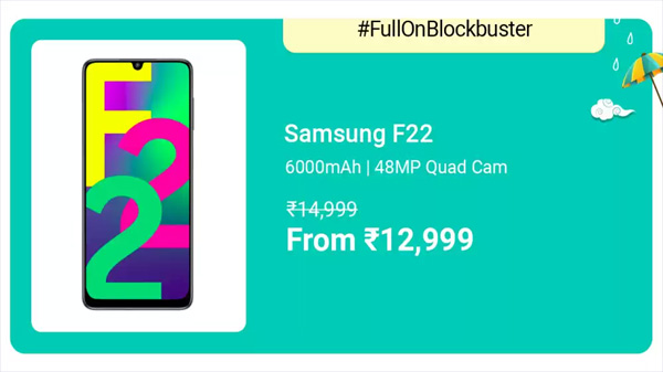 Samsung Galaxy F22 (Denim Black, 64 GB)  (4 GB RAM)