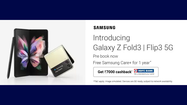 Samsung Galaxy Z Fold3 5G (Phantom Black, 512 GB)  (12 GB RAM)