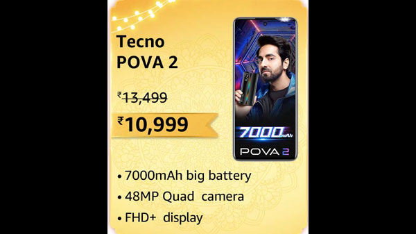 Tecno Pova 2 At Amazon Great Indian Festival Sale