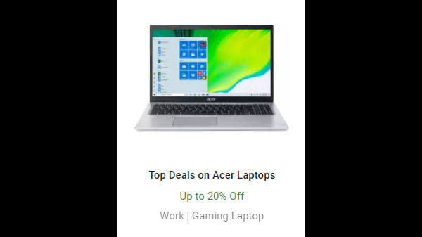 Up To 20% Off On Top Deals On Acer Laptops