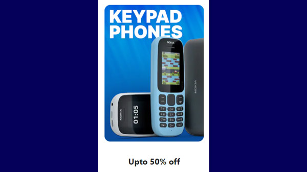 Up To 50% Off On Keypad Phones