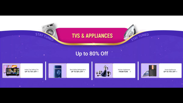 Up To 80% Off On TV And Home Appliances