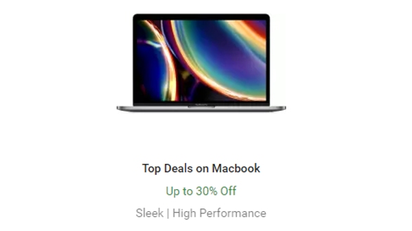 Up To 30% Off On Macbook