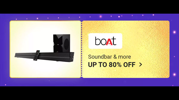 Up To 80% Off On Boat Soundbars and Headphones