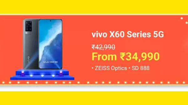 vivo X60 (Midnight Black, 128 GB)  (8 GB RAM)