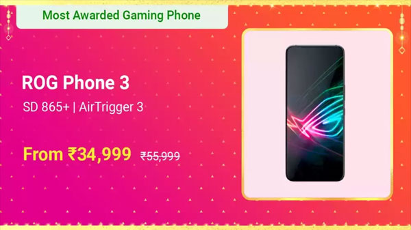 Asus ROG Phone 3 (Black, 128 GB)  (12 GB RAM)