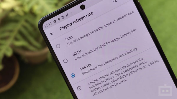 Class-Leading 144Hz Refresh Rate Display 