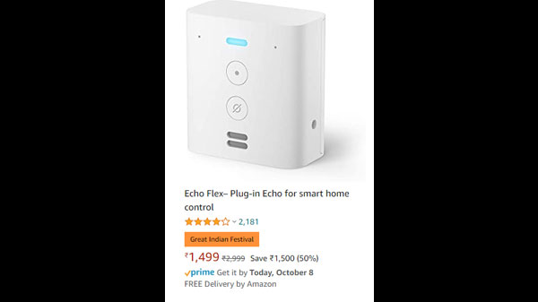 Echo Flex– Plug-in Echo for smart home control