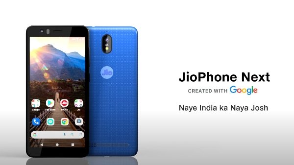 JioPhone Next Goes Official For Just Rs. 1,999 JioPhone Next Goes Official For Just Rs. 1,999