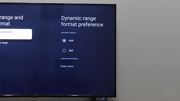 Lacks Dolby Vision Support