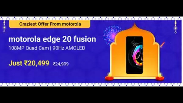 MOTOROLA Edge 20 Fusion (Electric Graphite, 128 GB)  (6 GB RAM)