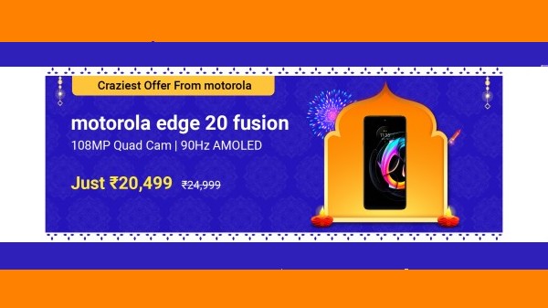 Motorla Edge 20 Fusion (Electric Graphite, 128 GB)  (6 GB RAM)