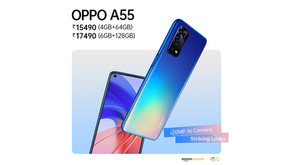 OPPO A55: Powerful Cameras Packed In A Stunning Design At a Brilliant 