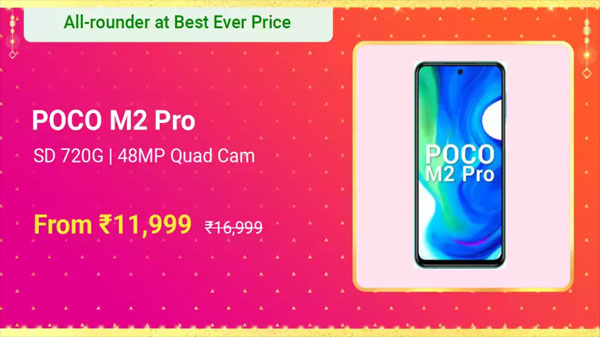 POCO M2 Pro (Out of the Blue, 64 GB)  (4 GB RAM)