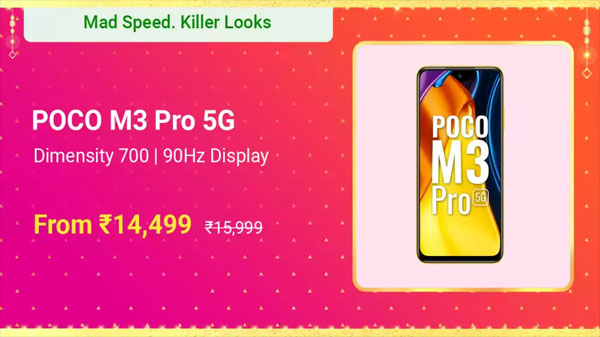 POCO M3 Pro 5G (Cool Blue, 128 GB)  (6 GB RAM)