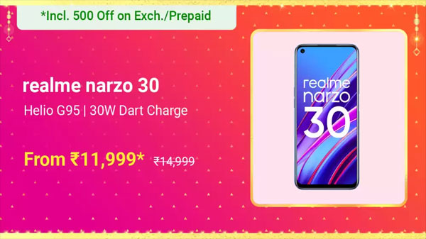 Realme Narzo 30 (Racing Silver, 64 GB)  (4 GB RAM)