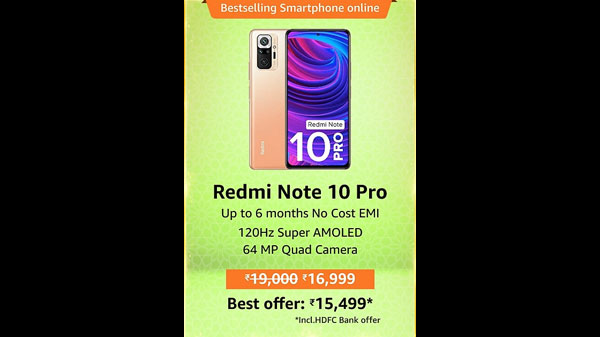 Redmi Note 10 Pro (64 MP Rear Camera)