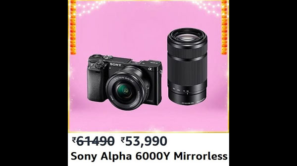 Sony Alpha ILCE 6000Y 24.3 MP Mirrorless Digital SLR Camera