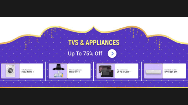 Up To 75% Off On TV And Appliances