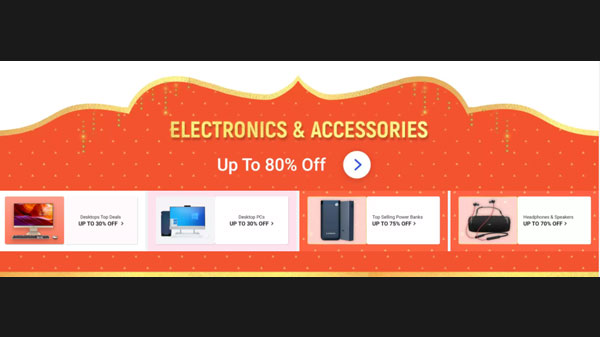 Up To 80% Off On Electronics And Accessories