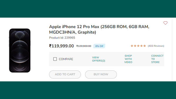 Apple iPhone 12 Mini (64GB ROM, 4GB RAM, MGE03HN/A, (Product)Red)