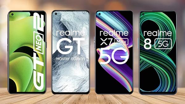 Realme 5G smartphones