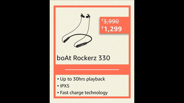 boAt Rockerz 330 Wireless Neckband