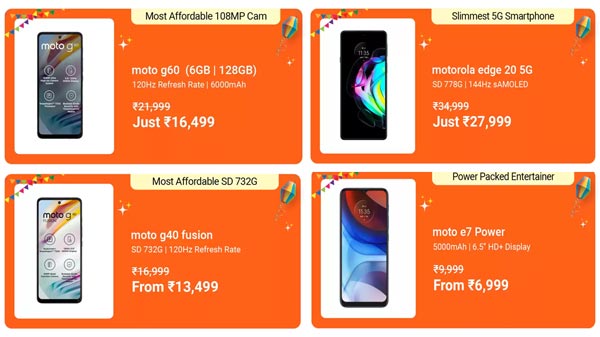 Flipkart Mobile Bonanza Sale: Discount Offers On Motorola Smartphones