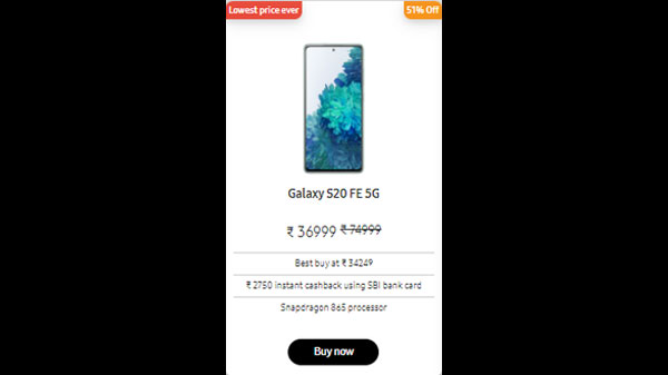 Samsung Galaxy S20 FE 5G